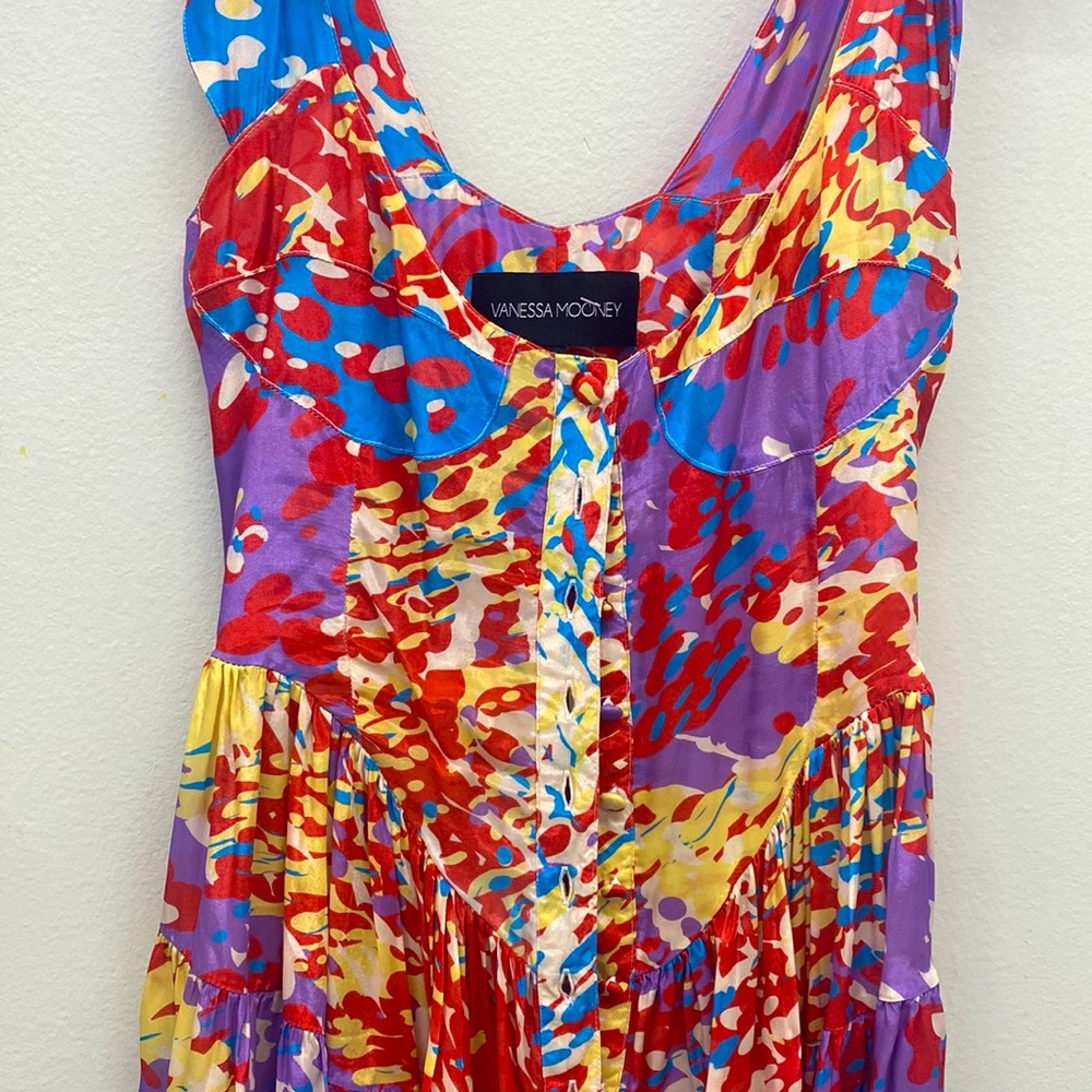Vanessa mooney multicolored romper